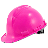 Made in USA Hi Vis Vibrant Hot Pink Hard Hat: Charm and Hammer