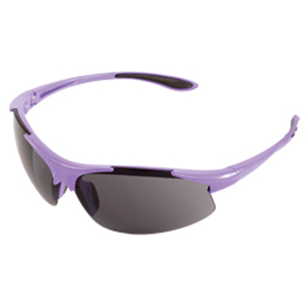 Girl Power Ella Purple Safety Glasses, Clear or Gray Lens